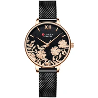 

Women watches Stainless Steel band Top Clock Luxury CURREN wristwatch for Women Up Elegant Clock Quartz Ladies Watch