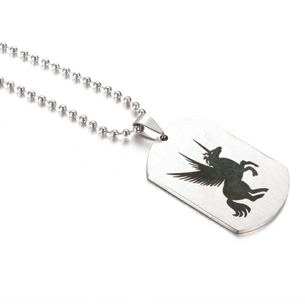 

Wholesale stainless steel jewelry making supply horse necklace charm pendant, N/a
