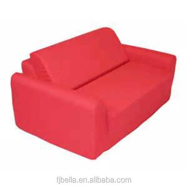 Kids Flip Out Foam Sofa Bed -red