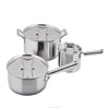 Customized paint blasting passivation metal mold casting die cast aluminum cookware set for Cast steel