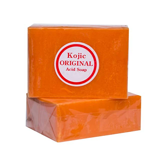 

Organic Papaya Soap Skin Lightening Kojic Acid Whitening Soap, Orange