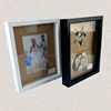 White Black Wood Color Decorative Shadow Box Photo Frame 8x10 Plexiglass Shadow Box