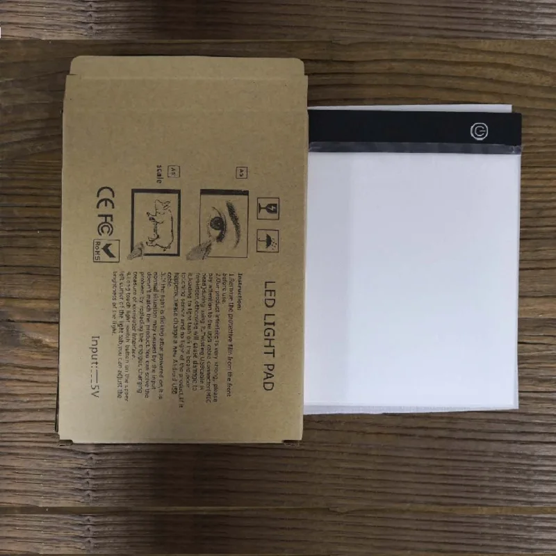 
New product Potable High Quality 3 Dimming A5 LED light pad Led Drawing Board Light-up Tracing Pad for Kids and students 