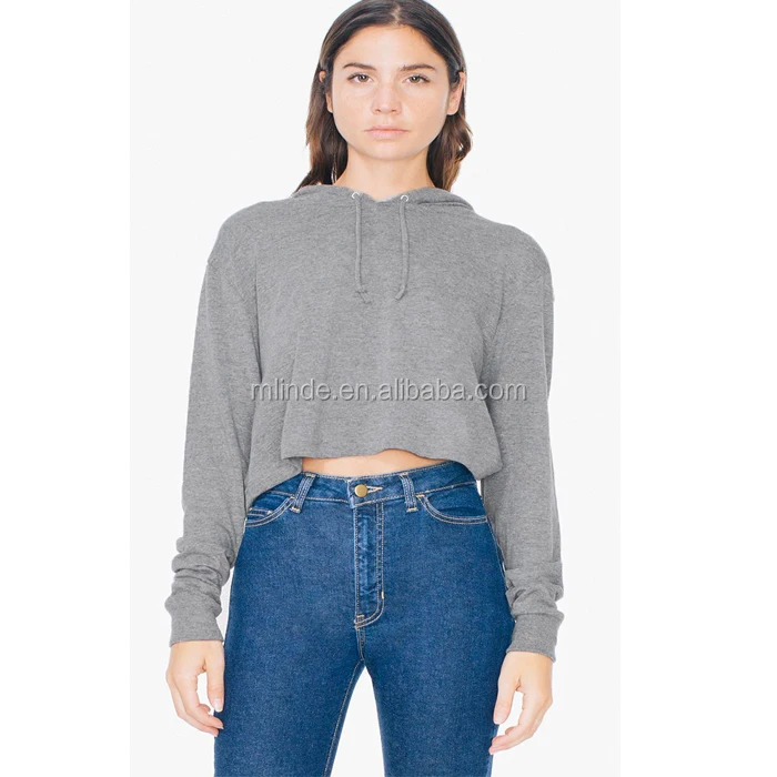 wholesale blank crop hoodies