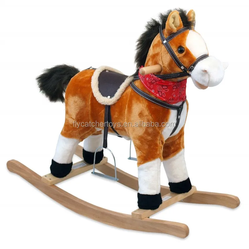 
wholesales mix color plush rocking horse FL318  (60747853925)