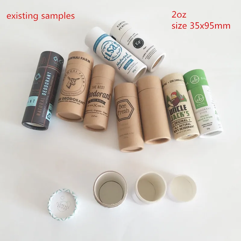 Hight Quality Custom Paper Deodorant Containers Push Up Deodorant Tubes