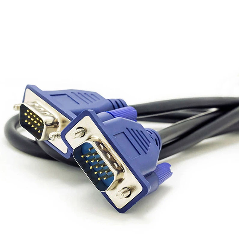 SIPU high quality copper steel material male to male vga cabla computer video cables