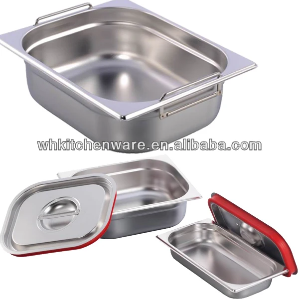 
EN631-1 Standard EU &US Size hotel food pan, steam table pan Gastronorm Pan (304 SS NSF & LFGB Approved) 