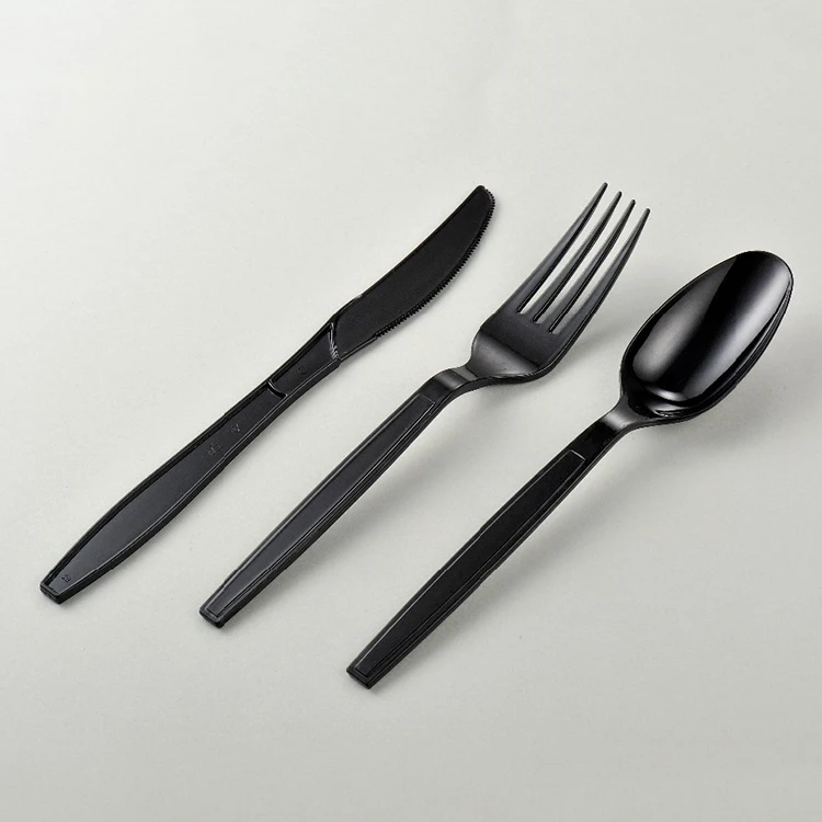Wholesale Disposable Ps Heavy Duty Black Plastic Forks For Dessert Buy Plastic Forks,Heavy