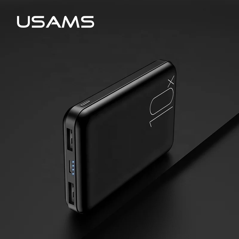 

USAMS US-CD70 PB10 Dual USB Mobile Mini Power Bank 10000mAh Big Capacity, N/a