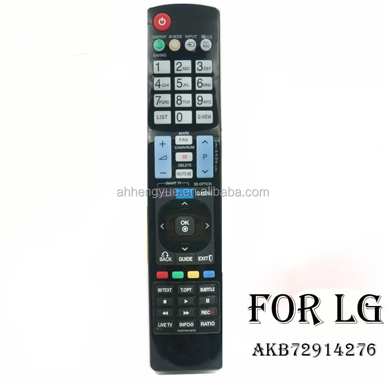 

remote control universal Control Fit For lg tv remote control AKB72915235 AKB72914276 55LW5700 Smart 3D LED LCD HDTV TV, Black