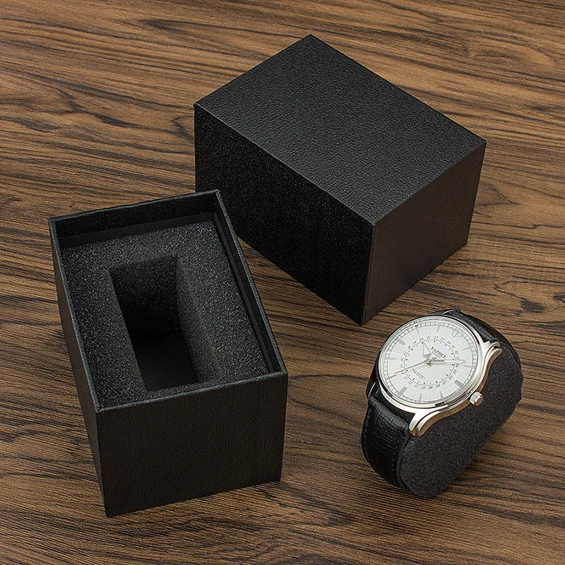 

YAZOLE Z A50 High Quality Gift Watch Box Rectangular Black Box Case Hot Selling Luxury Display packaging BOX