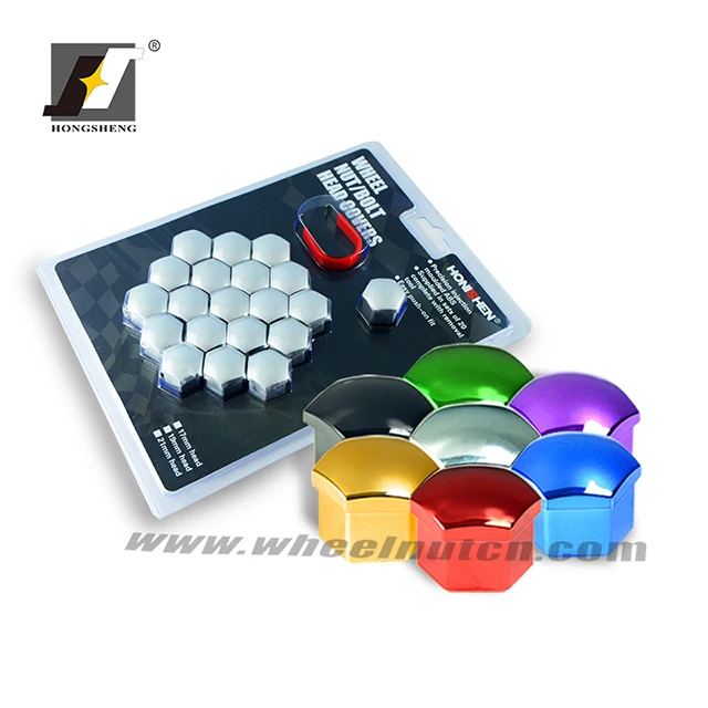 color  17mm hex cap cover for bolt and nut