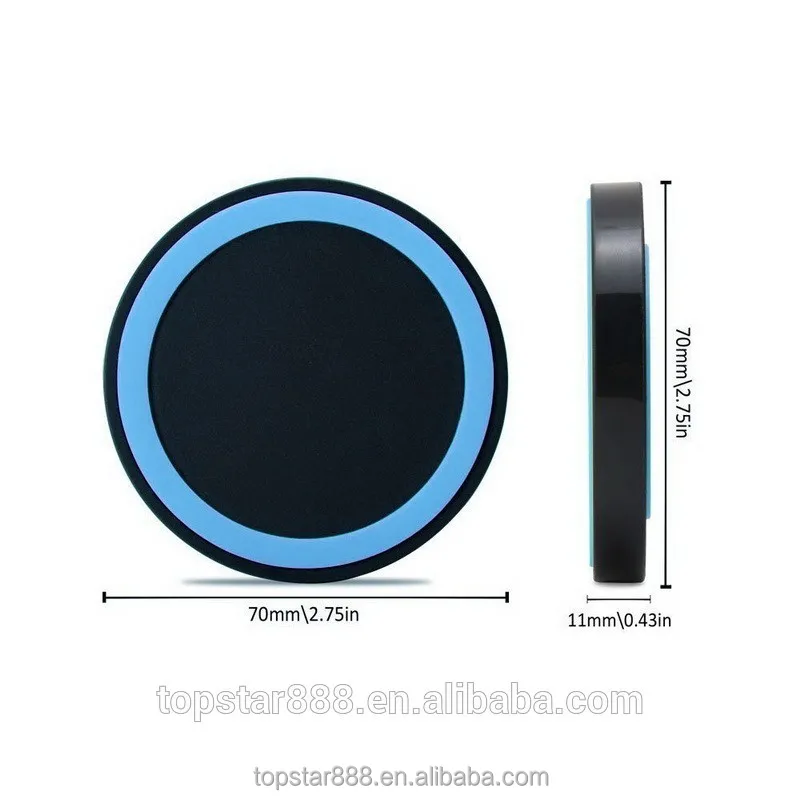 

Portable USB Qi Wireless Charger Inductive Mobile Phone Battery Charger for Smartphones, N/a