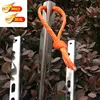 PYTITANS 4pcs/lot V -Shape Titanium Tent Peg camping ultralight stake with Rope Outdoor
