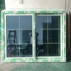 Latest Double Glazed Conch Upvc Kinbon Profile Four Leaf Aluminum Sliding Window With Mesh