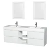 Lowes White Melamine Wall Bathroom Cabinet Vanity Combo with Mirror