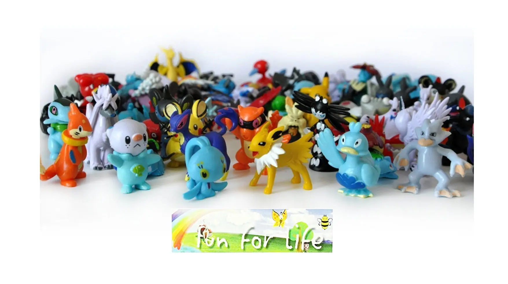 generic 1 complete set pokemon action figures multicolor 144pcs