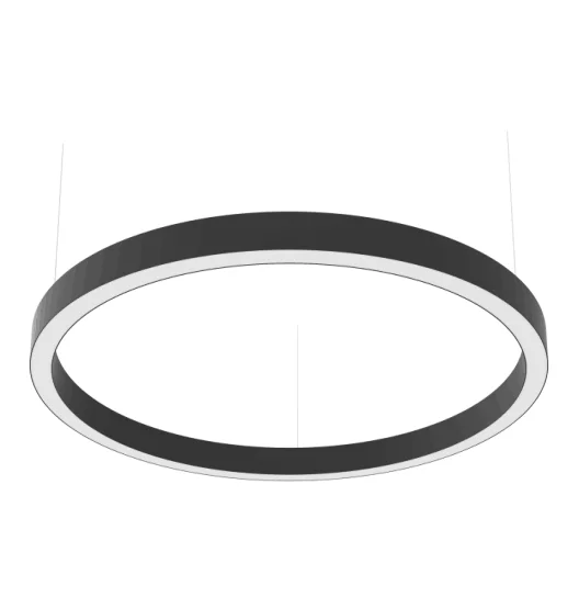 1800mm Round Aluminum Led profile/Round LED Pendant Light up and down lighting
