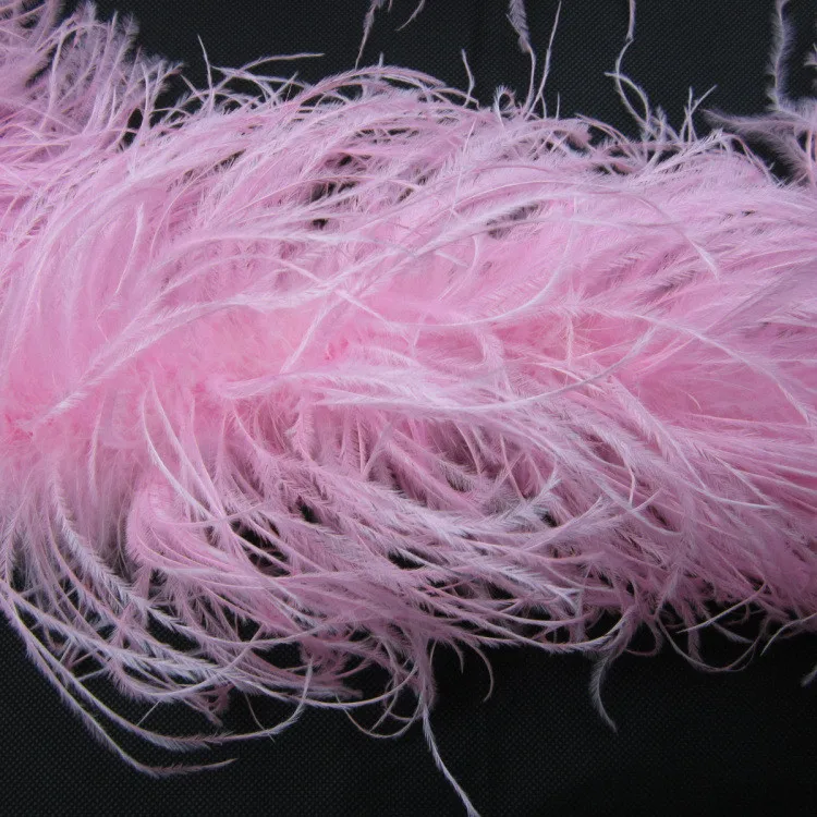 Factory Wholesale Various Color Cheap Fluffy Curly Ostrich Feather Boa