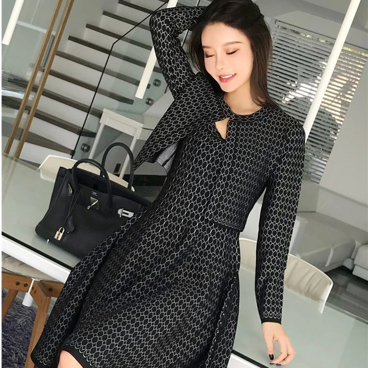 

High Quality Stock Fashion Two Set Dress Women