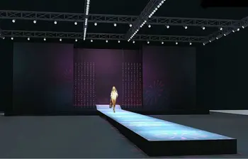 Fashion Show Mobile Catwalk Stage With Backdrop - Buy Catwalk Stage ...