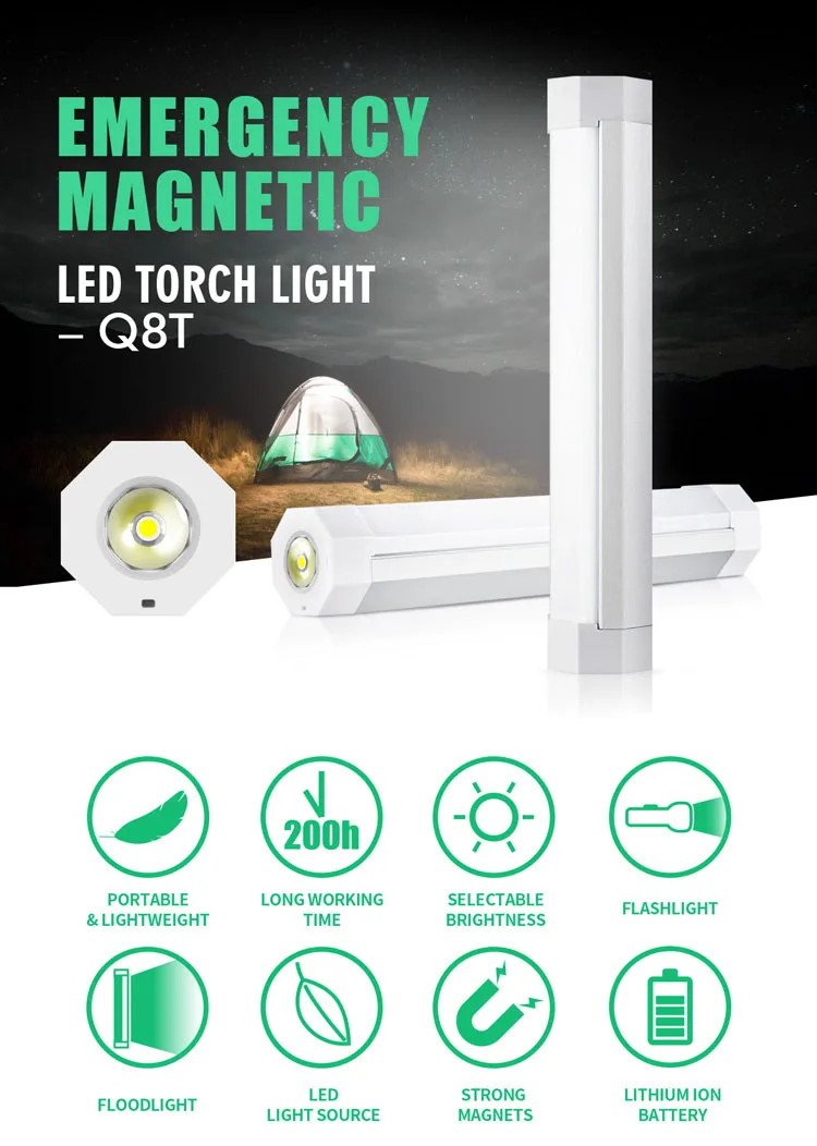 Emergency Super Bright Tent Light Rechargeable Outdoor Portable Hanging Dimmable LED Camping Lamps
