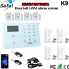New Product Community Security Home Security Gas CO Sensor Access Control 2G 3G Wireless Home Alarm