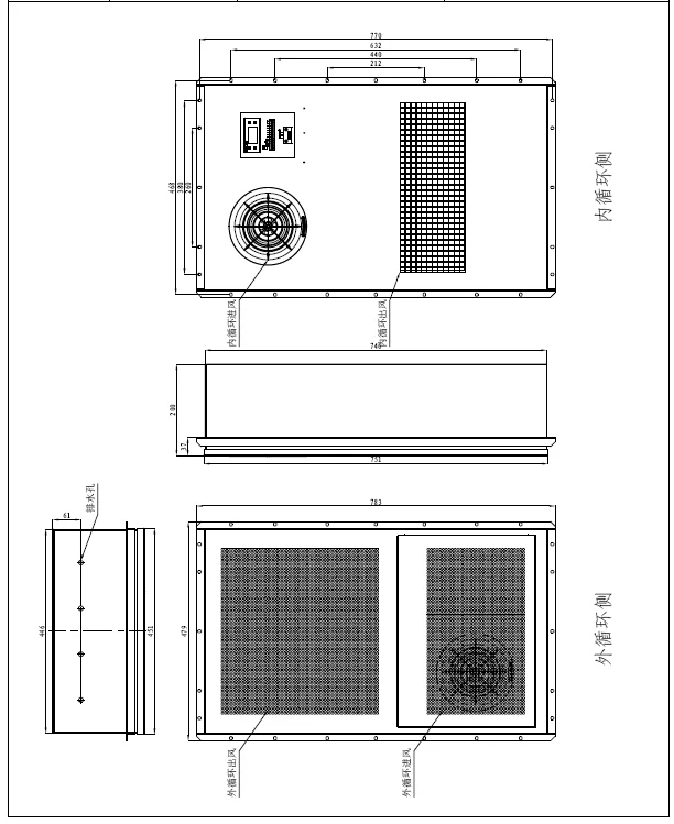 Electric Cabinet 1000w High Efficient Air Conditioner - Buy Electric ...