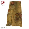 Fashionable100% real silk chiffon ankara soft texture for clothes fabric