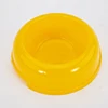 EBES round fancy eco friendly plastic cat dog feeding plate bowl travel food feeder dog cat bowl for pet