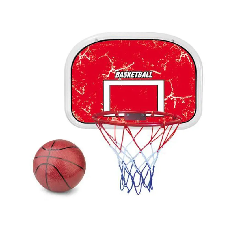 Indoor Hanging Children Toy Basketball Board Game Set With Ball And
