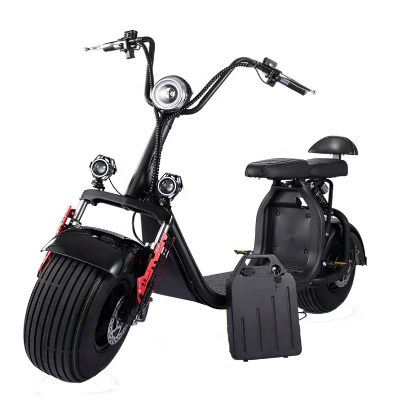 

Europe standard electric scooter 3000w 2000w 20ah for adults citycoco with double seat and alarm