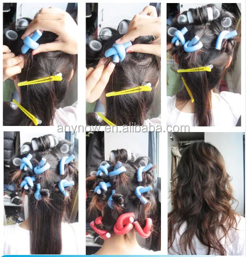 New Soft Bendy Long Hair Rollers Foam Hair Rollers Buy Hair