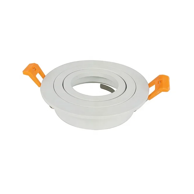 
Easy replacement tiltable light frame Gu10 spotlight frame round 
