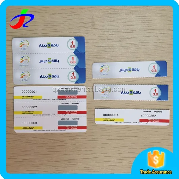
Telecom phone 4 in 1 prepaid card printing 