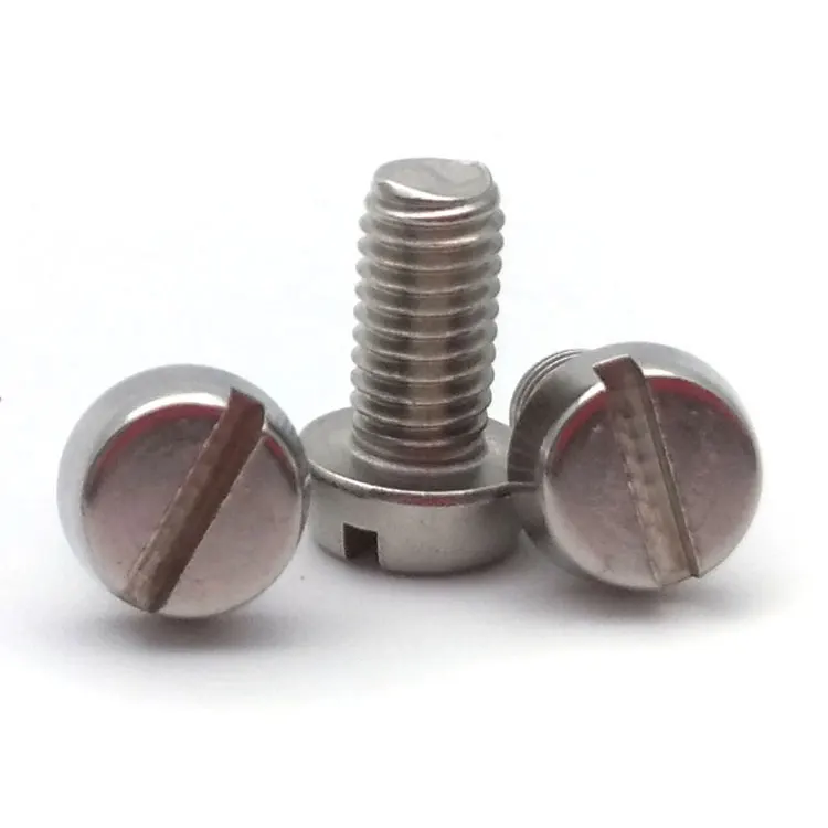 
ISO 1207 DIN 84 Stainless Steel 304 Slotted Metric Cheese Head Screws 