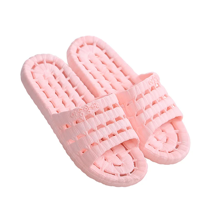 

Wholesale cheap PVC simple design bathroom slide sandals indoor Non slip slippers For couple, Customer's request