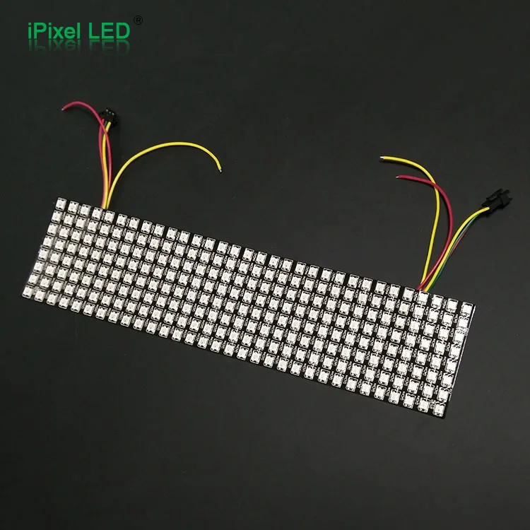 5v black pcb 8*32 256pixels led matrix RGB ws2812