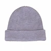 Top level best selling cuffed cotton Grey Winter Beanies Hat
