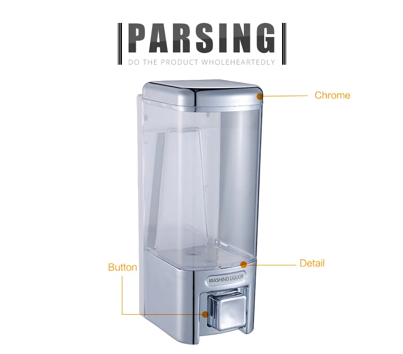 wall mount Hand liquid soap dispenser