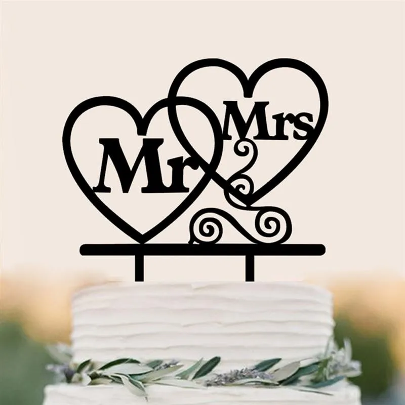 Mr Mrs Diamond Cake Topper Diamante Bridal Groom Wedding Party Decor Photo Prop 