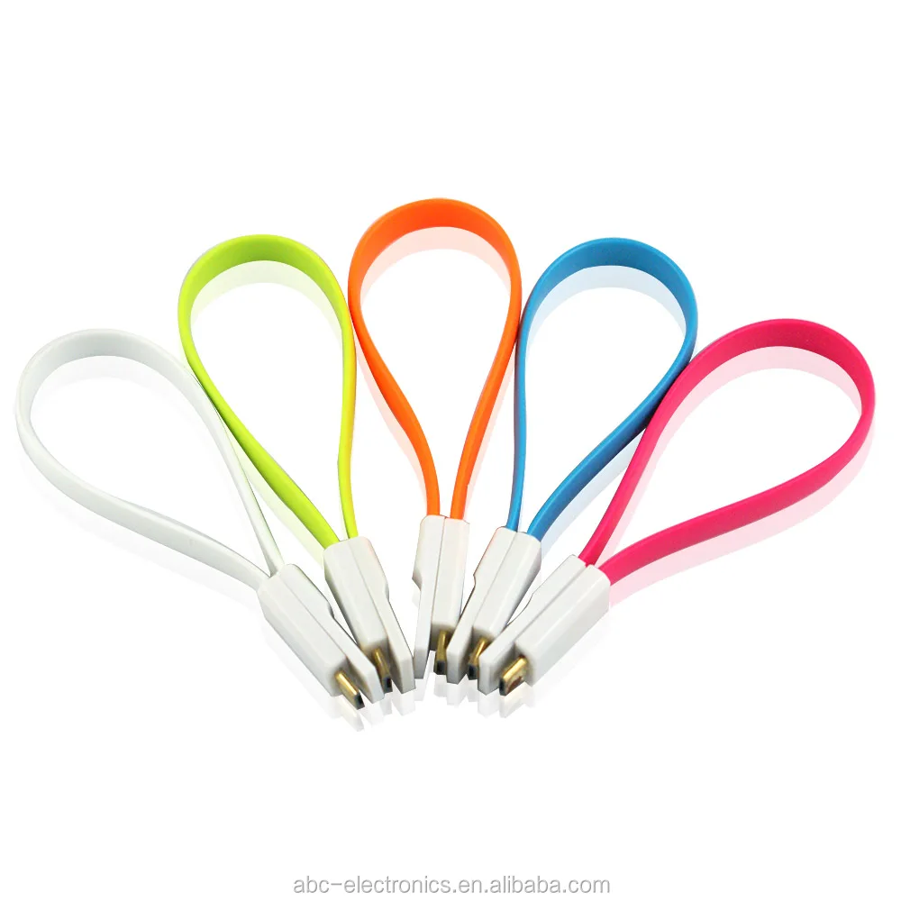 Magnet Micro USB Data Sync Cable Magnetic Cable 22cm Short Flat Short Line Charger For Samsung Galaxy S4 S3 S2 Note2 HTC Mobile