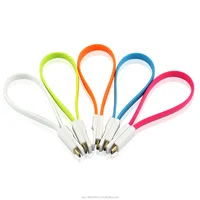 Magnet Micro USB Data Sync Cable Magnetic Cable 22cm Short Flat Short Line Charger For Samsung Galaxy S4 S3 S2 Note2 HTC Mobile