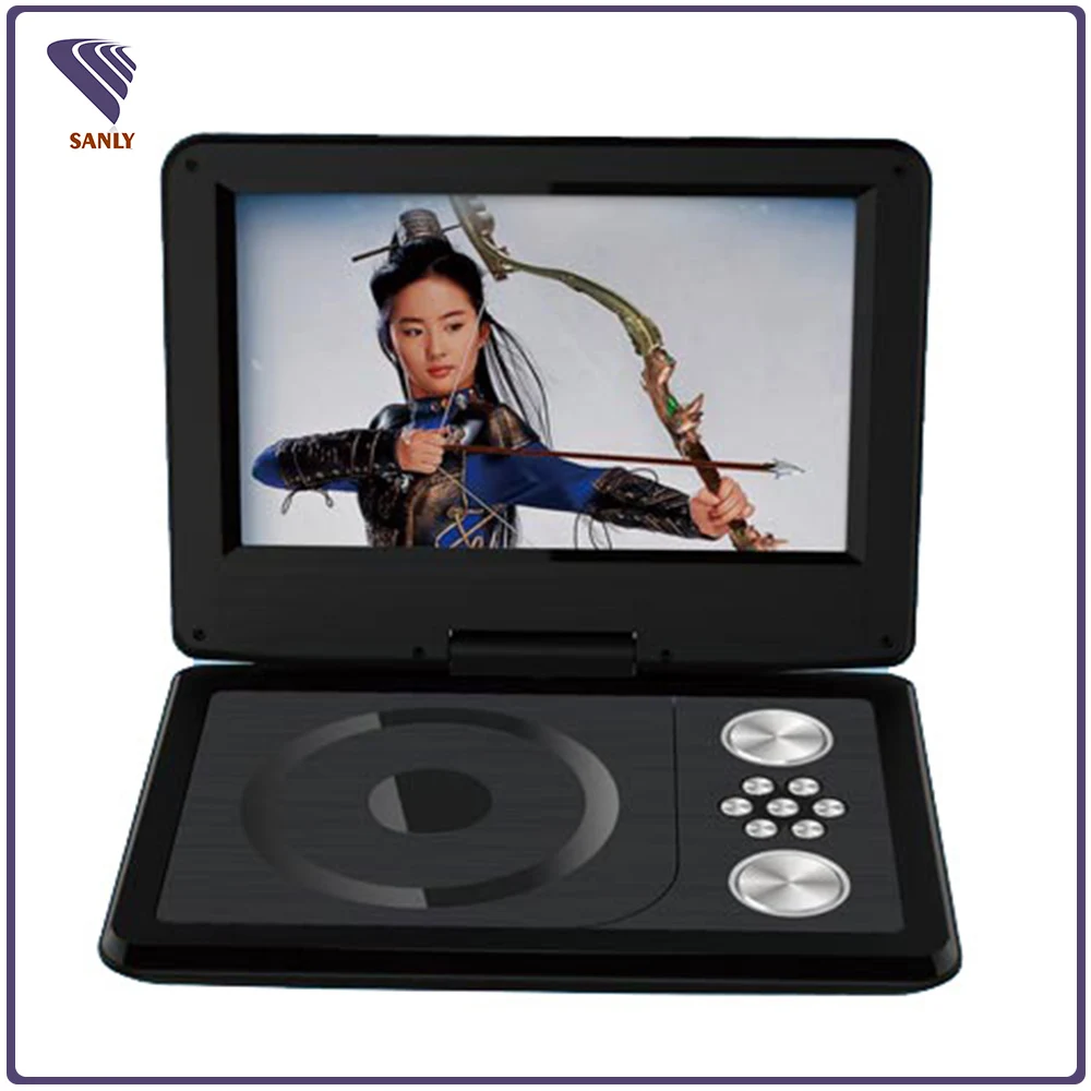 
Evd portable dvd player for car headrest with strap 