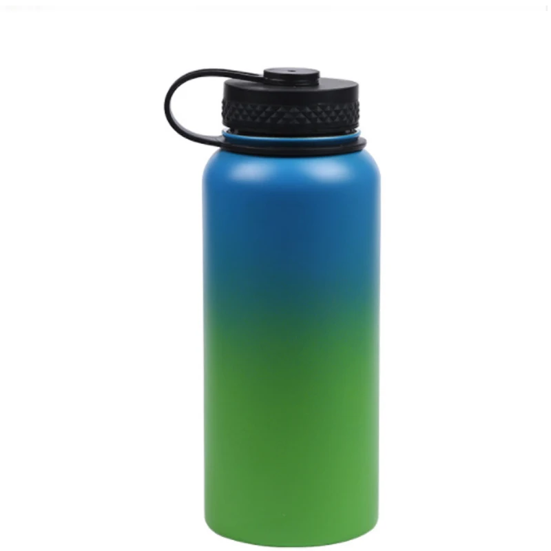 

2 color thermo custom flask stainless steel sports water bottle 32oz water bottle custom drinking water bottle, Customized;any colors are available by pantone code