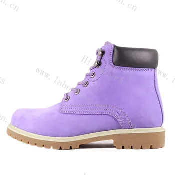womens purple work boots