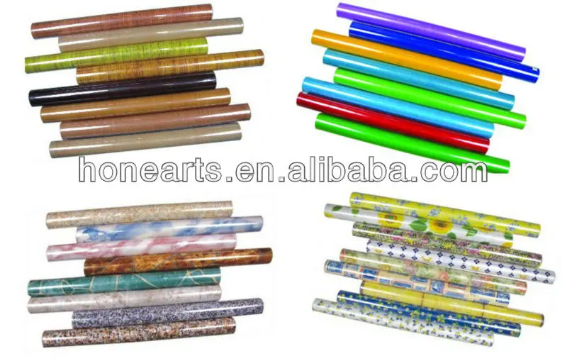 transparent color pvc decorative film,clear self-adhesiv pvc film