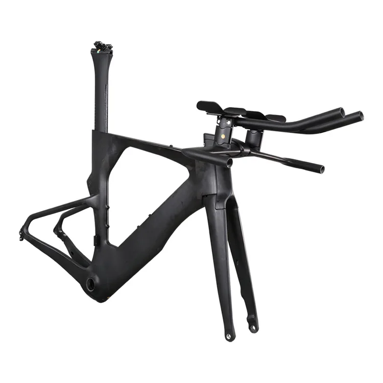 

Carbon bikes Time Trial disc brake bike frame with All internal cable routing