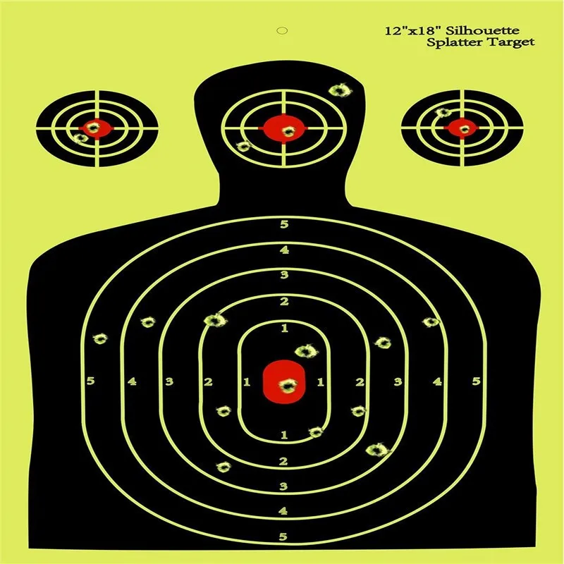 Archery Target Paper - Shooting Target Paper Cardboard Targets For Bow ...